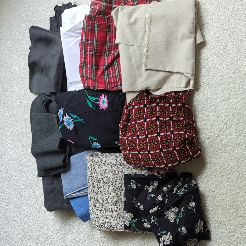 3.5 pounds of fabric